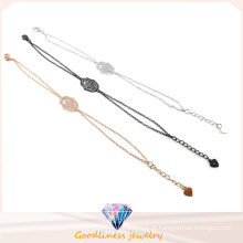 Jóia da forma da mulher Sterling Sliver Jóias Pulseira Hamsa (BT6528)